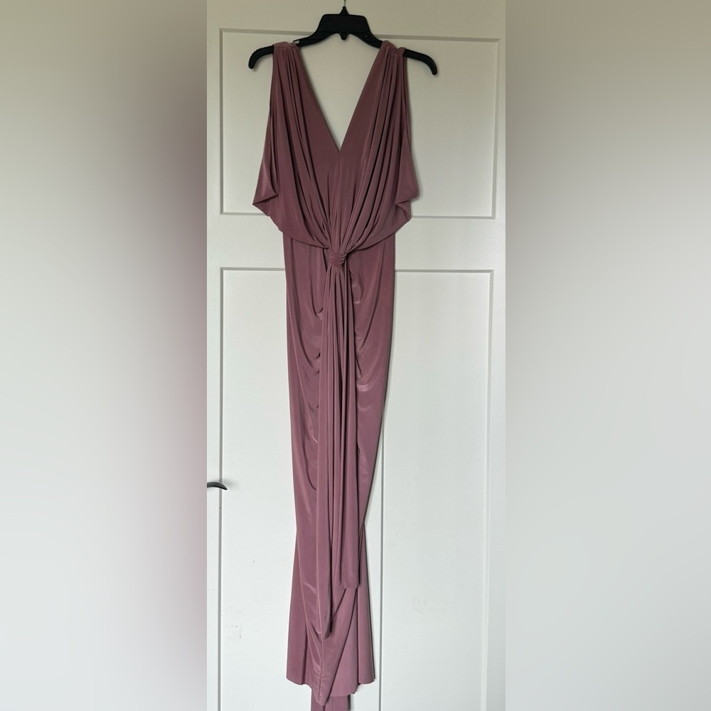 Misa Drapey Xenia Dress Mauve XS
